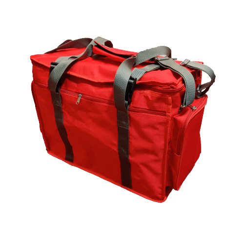 Red Eyewear Tray Bag