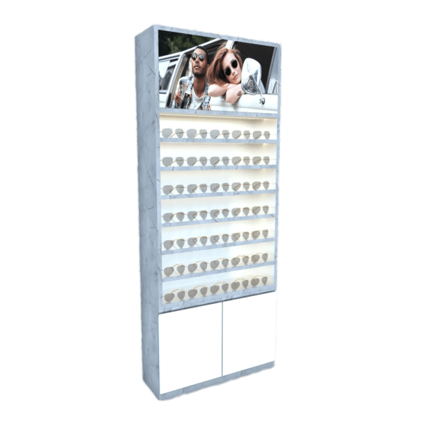 optical modular back wall unit